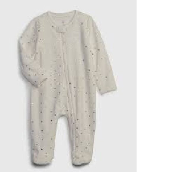 GAP Baby First Favorites Velour One-Piece 0-3M - Picture 1 of 4